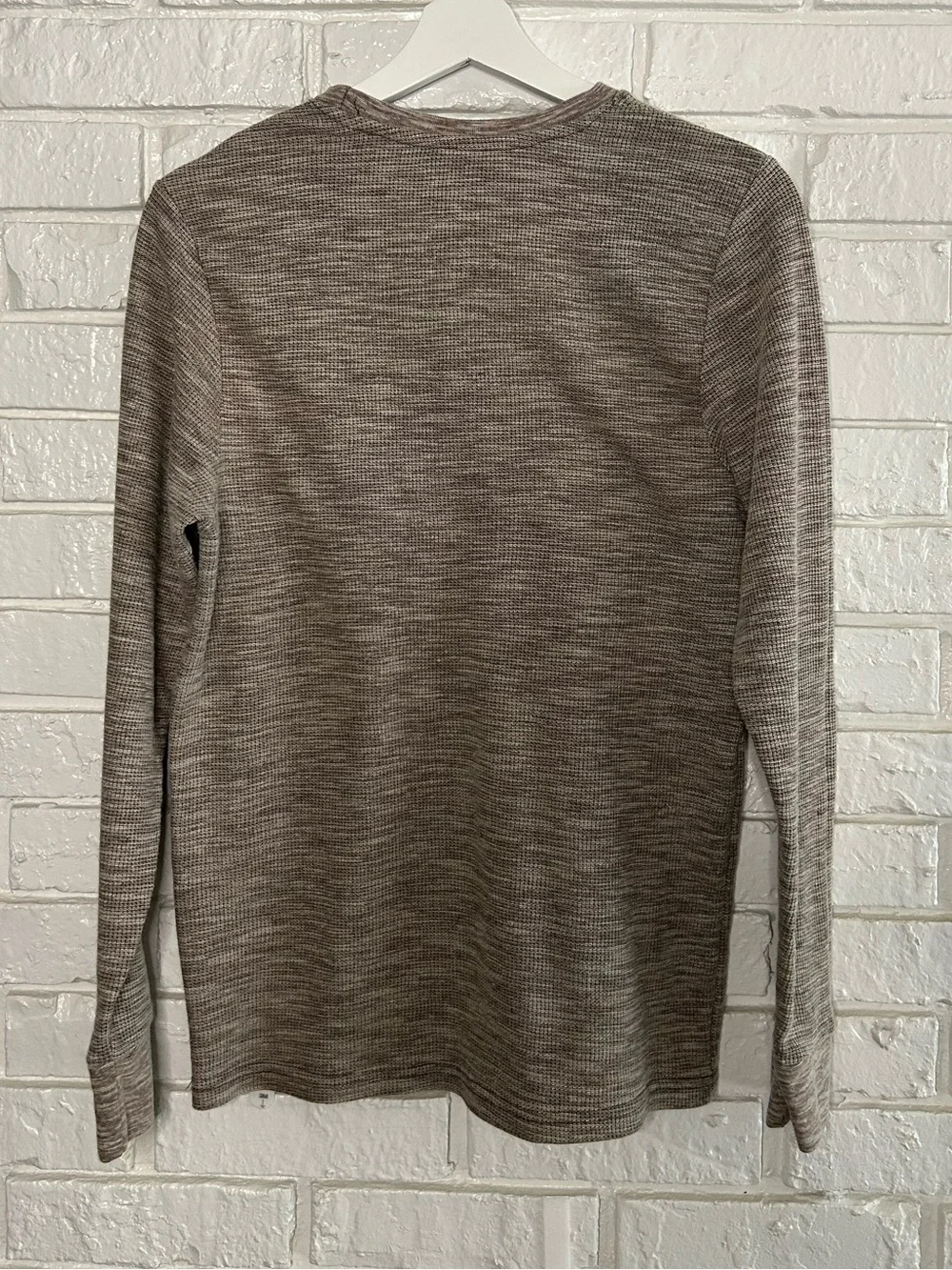 Polo by Ralph Lauren Long-Sleeve Crewneck Tee - Brown Heather
